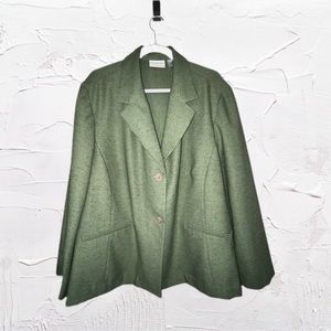 Alfred Dunner | Green Lightweight Coat